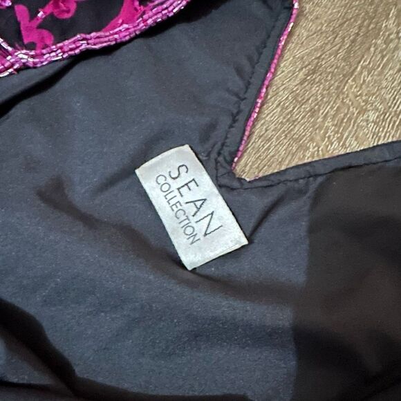 Vintage 90s Sean Collection Womens Silk Pink Beaded Top Blouse Deadstock New L - Picture 7 of 13